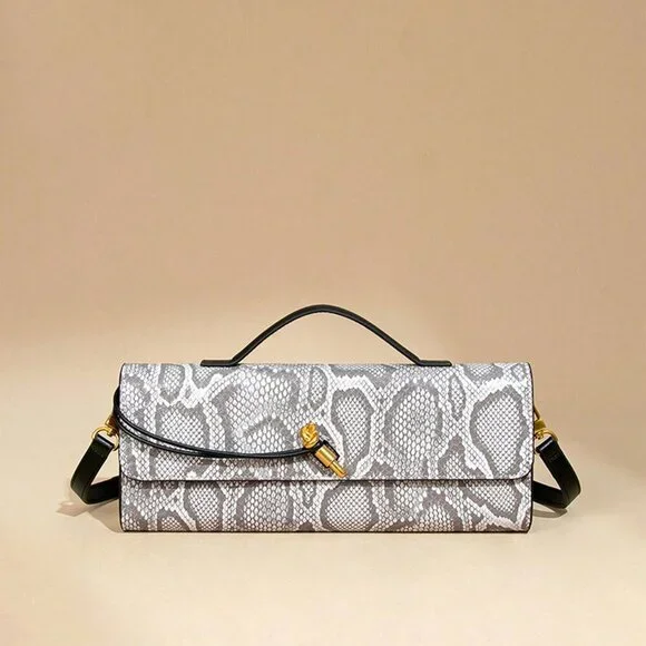 White Casual Women's Envelope Handbag